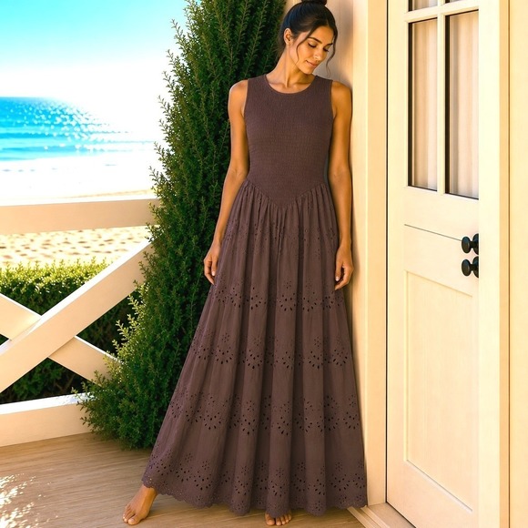 Anthropologie Dresses & Skirts - Anthropologie Kings Road Sz XL Maxi Dress Cottagecore Romantic Coquette Feminine